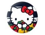 Hello Kitty on the Apples Pin Button