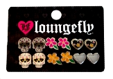 Loungefly Skull & Flowers Earrings
