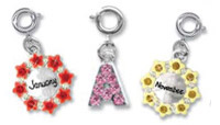Letter, Number & Birthstone Charms