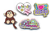 Charm It! Memories -<BR>Enamel Metal Stickers