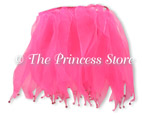 12pc Hot Pink Rhinestone Ribbon Tutu Party Pack