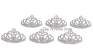 6pc Glitter Tiara Comb Party Pack