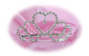 Heart<BR>Tiara Comb