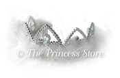 White Rhinestone Princess Tiara