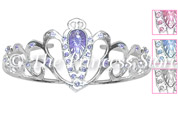 Silver Tone Tiara