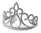 Silver Tone Metalic Tiara