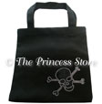 Canvas Skull Tote Bag