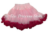 Sam's Pink Petticoat with Dark Pink Fluff Chiffon Pettiskirt