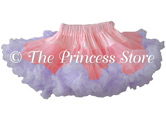 Sam's Pink Petticoat with Lavender Fluff Chiffon Pettiskirt