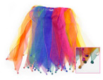 Primary Rainbow Rhinestone Ribbon Tutu