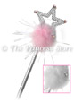 Silver Tone Star Wand