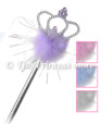 Silver Tone Crown Wand