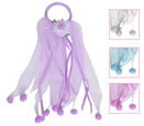 12pc Pastel Pom Pom & Carnation Ribbon Pony O Set