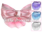 Princess Hair Bow with Bun Snood