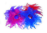 12pc Bright Rhinestone Scrunchie Party Pack