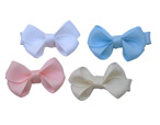 4pc Small Pastels Hair Bow Set
