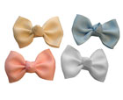 4pc Small Pastel Bow Tie Clips