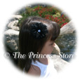 Black Pettiskirt Hair Clip