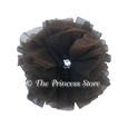 Brown Pettiskirt Hair Clip