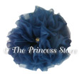 Navy Pettiskirt Hair Clip