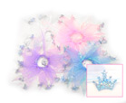 12pc Princess Tiara Scrunchie Pack