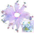 Pastel Rainbow Rosette Scrunchie