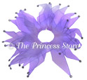 Pastel Lavender Rhinestone Scrunchie