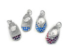 Birthstone Shoe Pendant