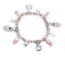 Pink Princess<BR>Charm Bracelet