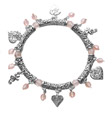 Ladies Love Heart Bracelet
