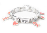 Breast Cancer Awareness Stretch Bracelet