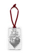 God Bless America<BR>Heart Ornament
