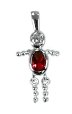 January Birthstone Baby Boy Charm