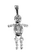April Birthstone Baby Boy Charm